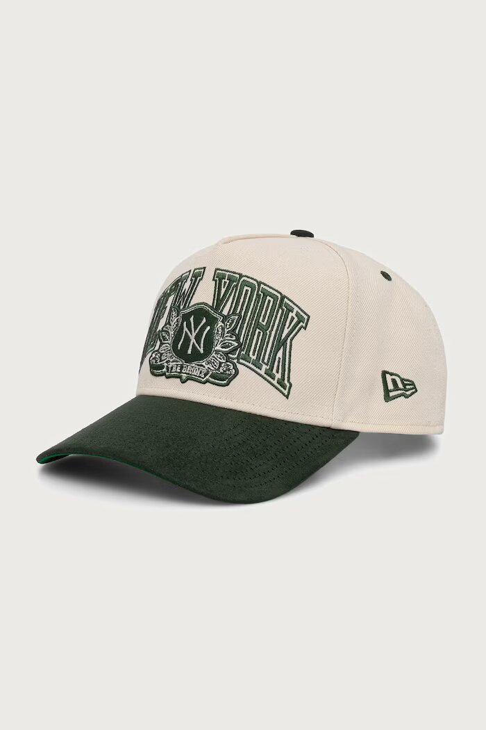 New Era шапка с козирка WORDMARK SUEDE E-FRAME бежова 60915996