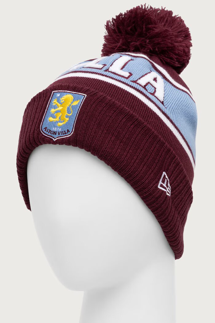 New Era шапка с помпон SPORT CUFF KNIT ASTON VILLA FC бордо 60897654