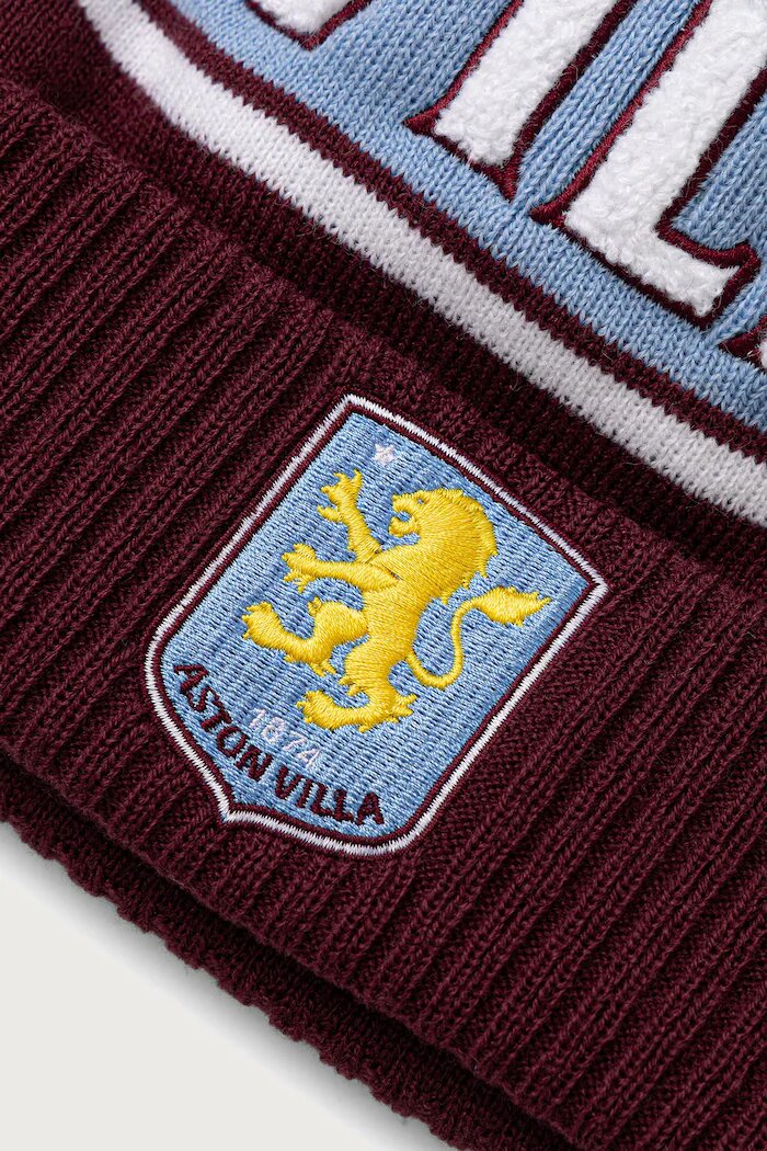 New Era шапка с помпон SPORT CUFF KNIT ASTON VILLA FC бордо 60897654