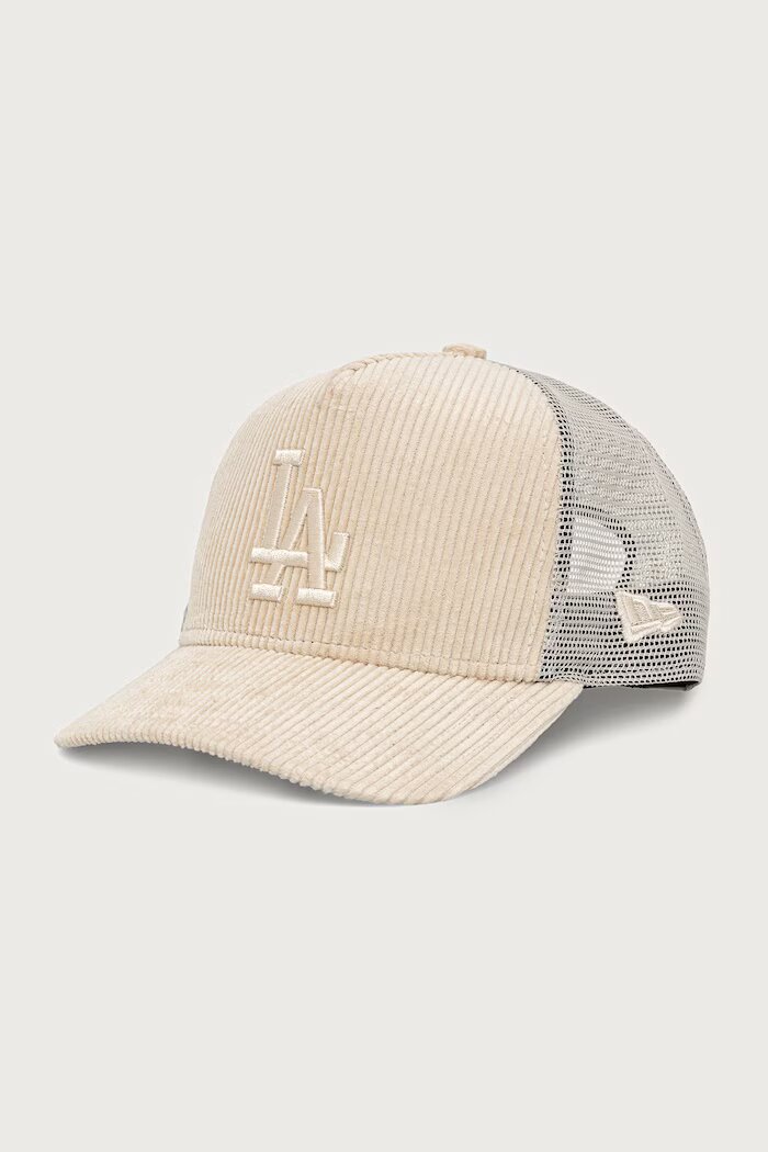 New Era шапка trucker от джинсова материя TONAL CORD TRUCKER бежова 60915925