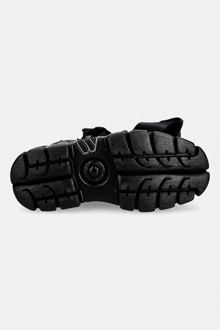 NEW ROCK CRUST NEGRO TOWER обувки дамски от кожа черни с платформа M-106MXL-C2