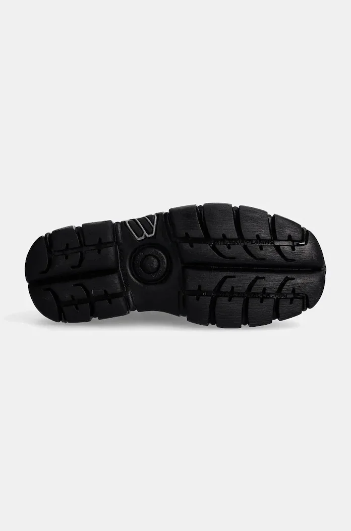 NEW ROCK Кожени маратонки в черно M-120N-S26