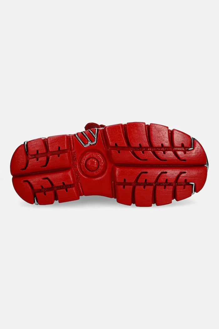 NEW ROCK Велурени маратонки NOBUCK ROJO TOWER ROJO PALADIO в червено M-106-C141