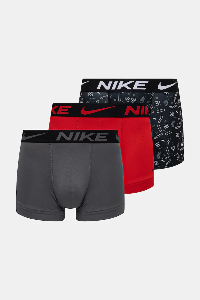 Nike Боксерки (3 чифта) в сиво 000PKE1156