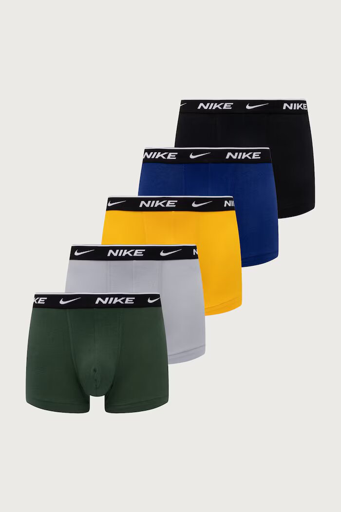 Nike Боксерки мъжки от памук с еластан 5 броя NQ00KE1295