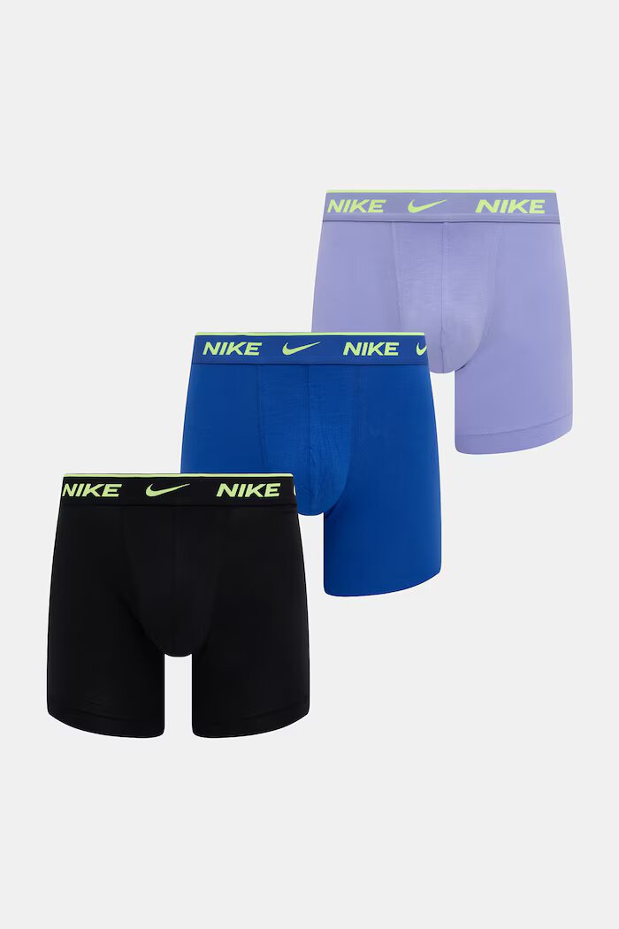 Nike боксерки мъжки с памук 3 броя сини NQ00KE1285