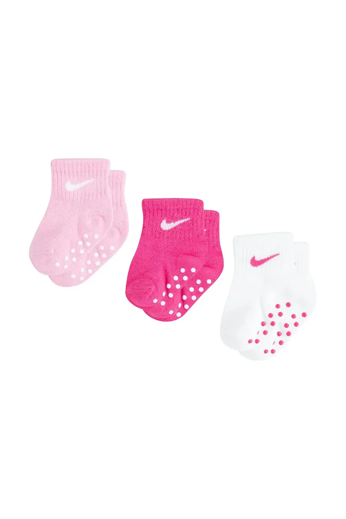 Nike чорапи за бебе 3 броя розови MN0053