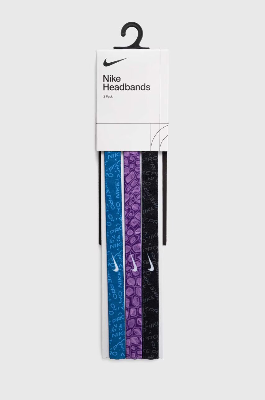 Nike Ленти за глава Printed (3 броя)