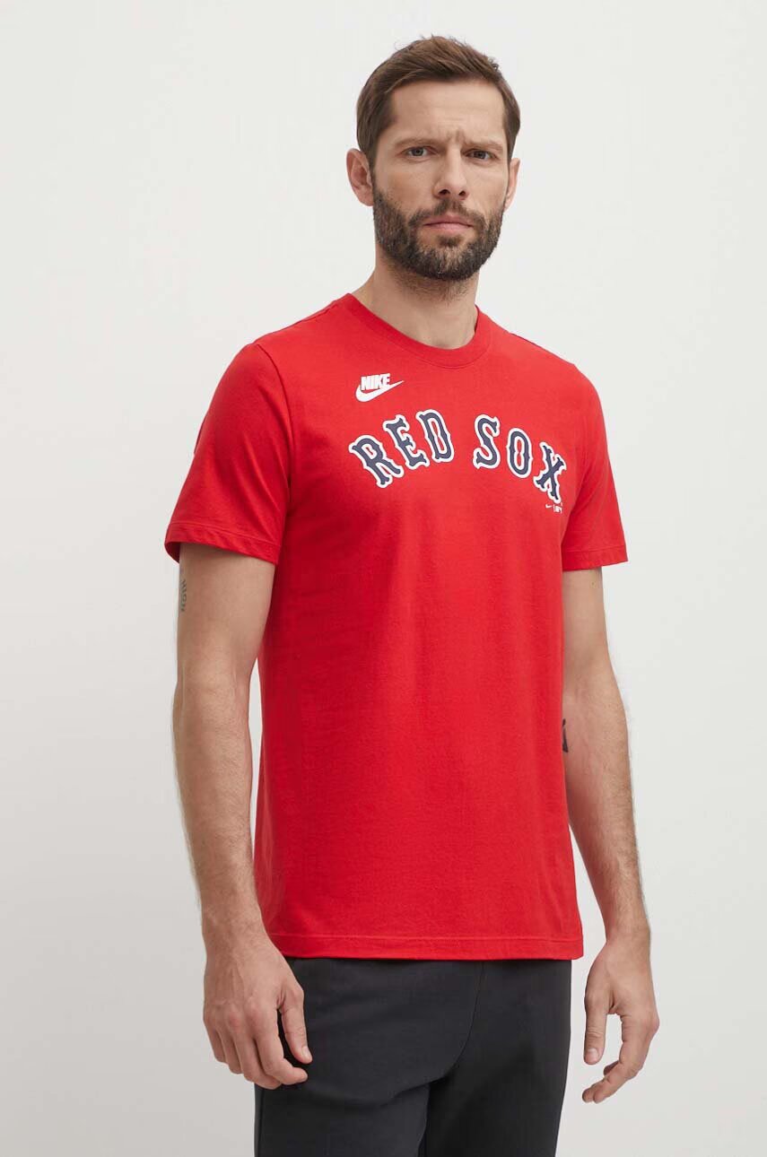Nike Памучна тениска Boston Red Sox