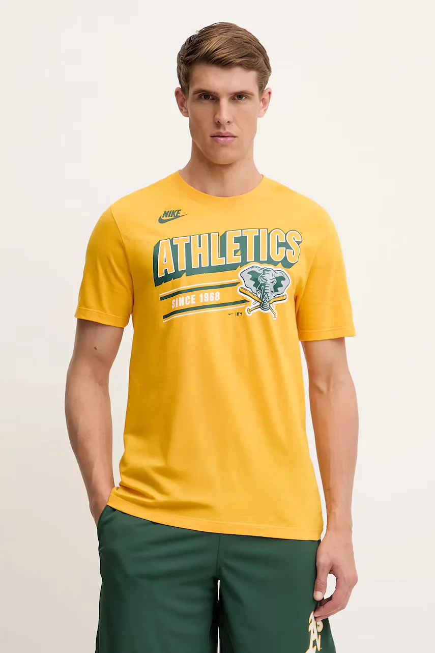 Nike Памучна тениска Oakland Athletics 1982-92