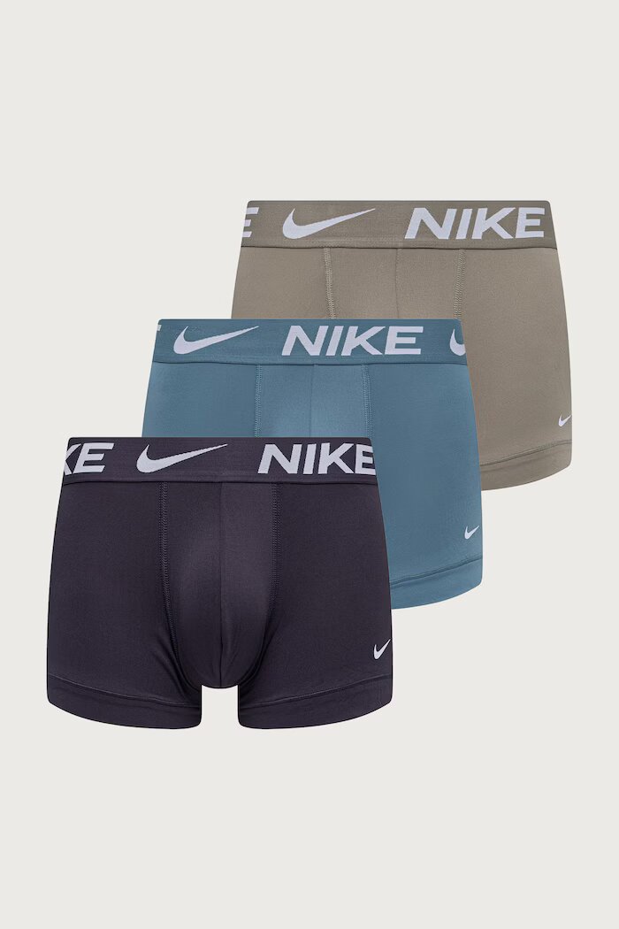 Nike прилепнали боксерки мъжки 3 броя сиви 0000KE1156.F7C
