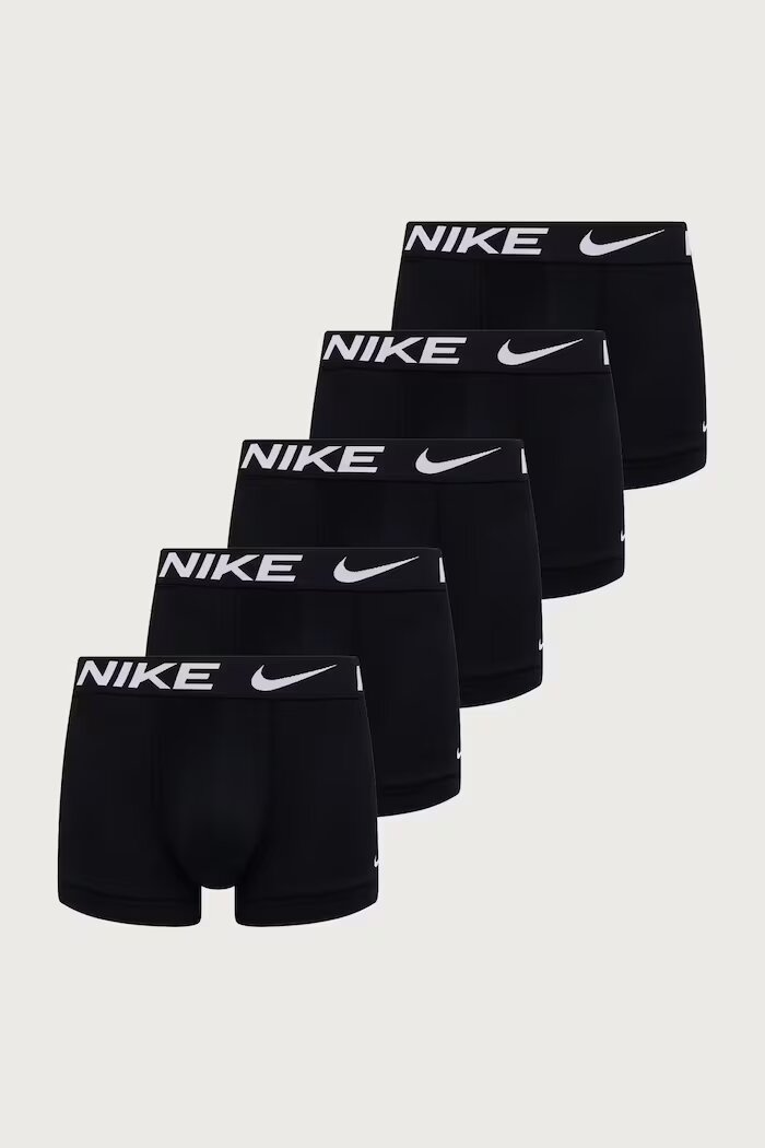 Nike прилепнали боксерки мъжки 5 броя черни NQ00KE1318