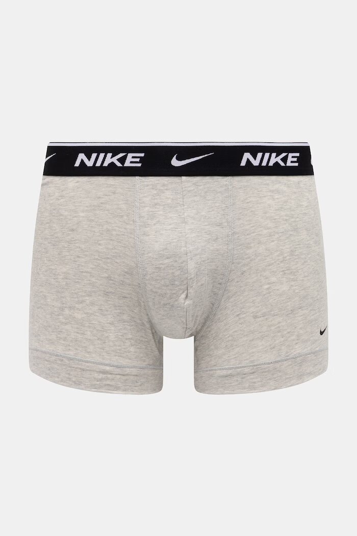 Nike прилепнали боксерки мъжки от памук с еластан 3 броя бели NQ00KE1284.XYO