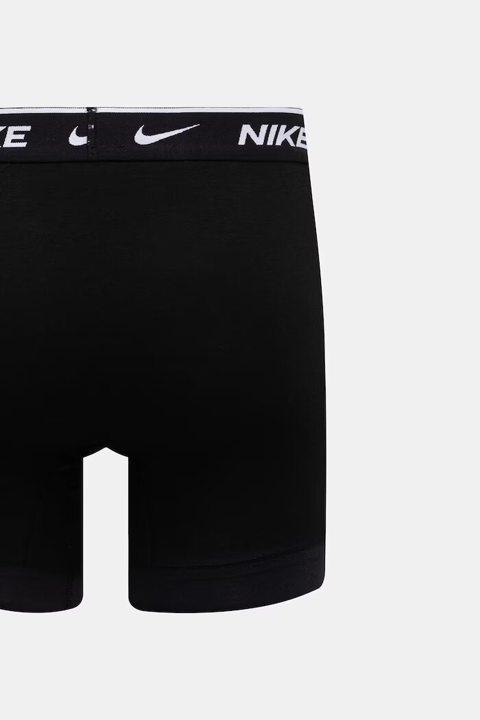 Nike прилепнали боксерки мъжки от памук с еластан 3 броя черни NQ00KE1284.001