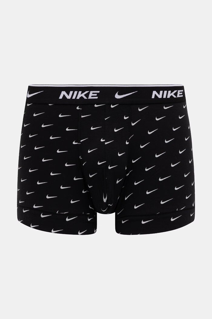 Nike прилепнали боксерки мъжки от памук с еластан 3 броя черни NQ00KE1284.2B4