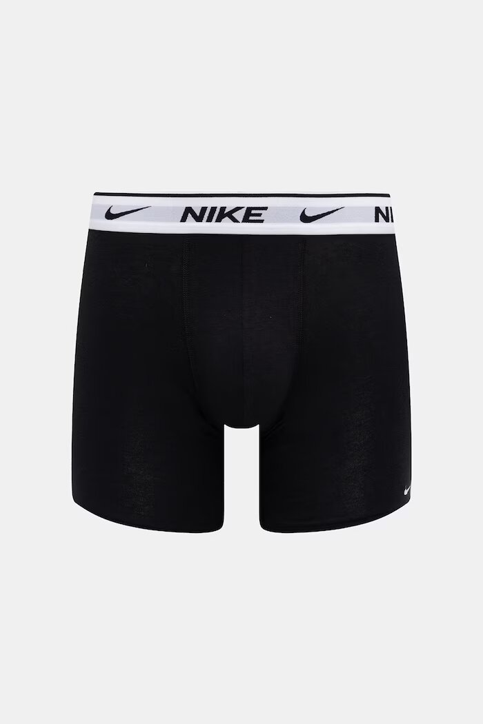 Nike прилепнали боксерки мъжки от памук с еластан 3 броя черни NQ00KE1285.6D7