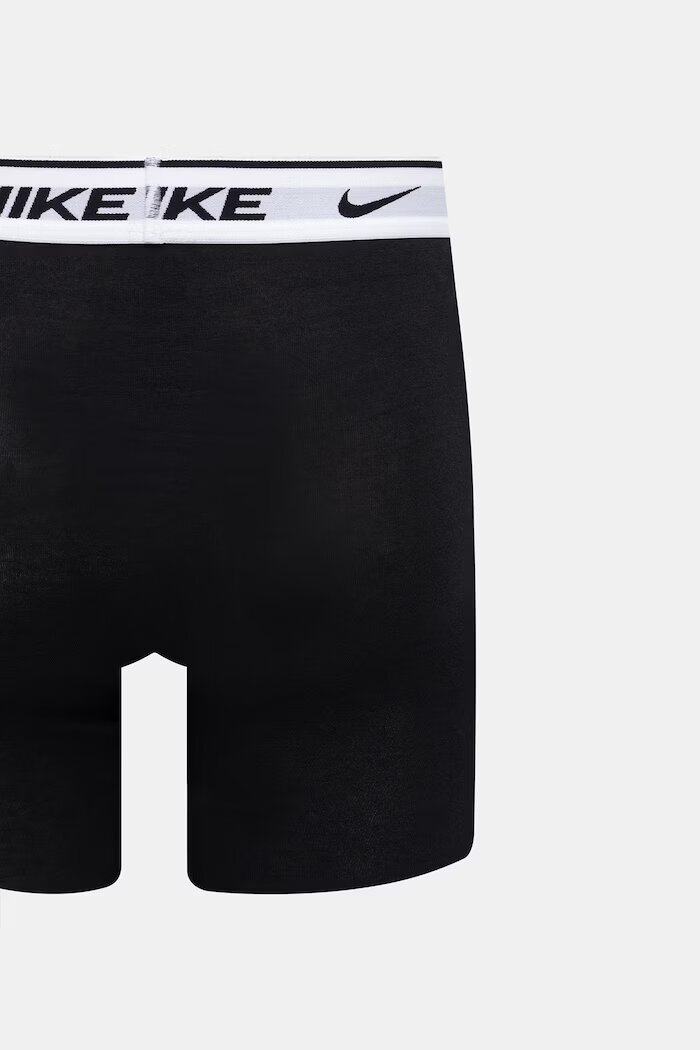 Nike прилепнали боксерки мъжки от памук с еластан 3 броя черни NQ00KE1285.6D7