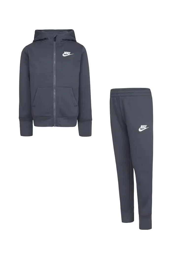 Nike спортен комплект анцуг за деца от памук сив 86J456