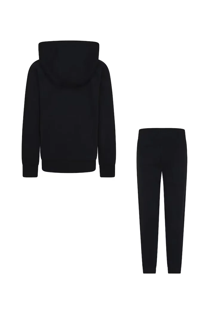 Nike спортен комплект анцуг за деца с памук черен 86L445