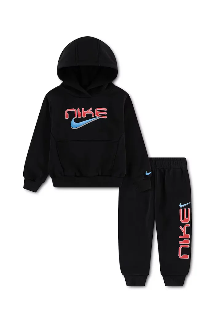 Nike спортен комплект анцуг за деца с памук черен 86P315
