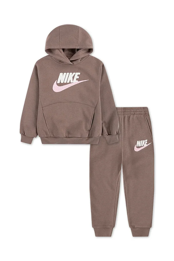Nike спортен комплект анцуг за деца с памук кафяв 36N599