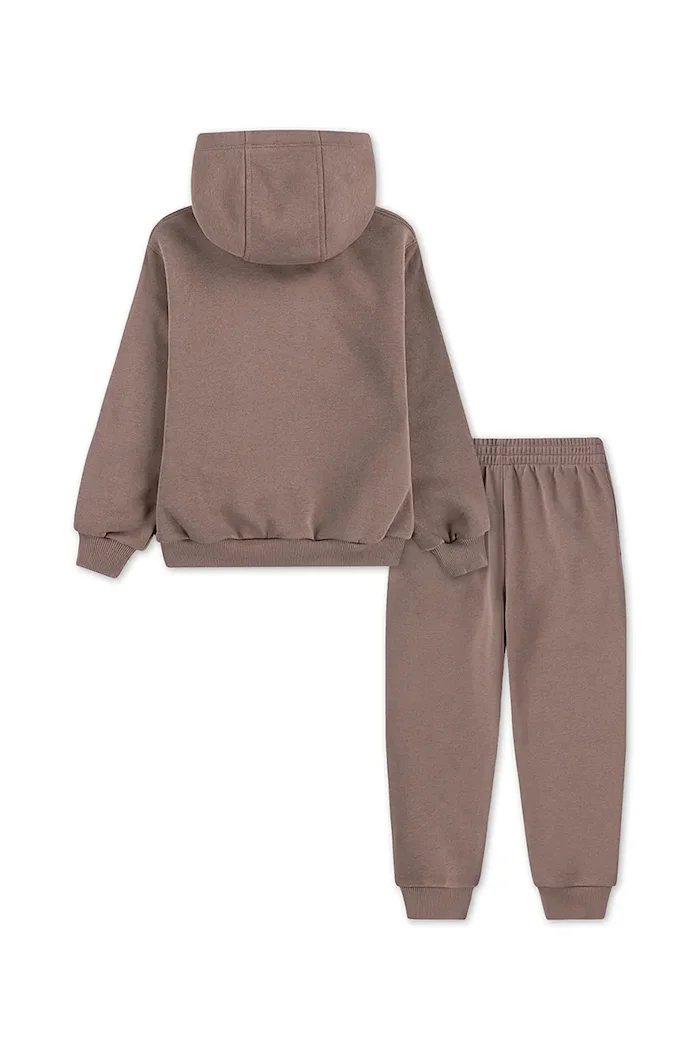 Nike спортен комплект анцуг за деца с памук кафяв 36N599