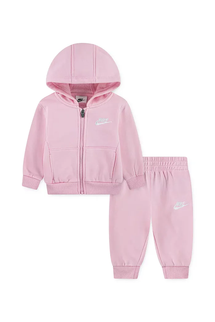 Nike спортен комплект анцуг за деца с памук розов 66L445