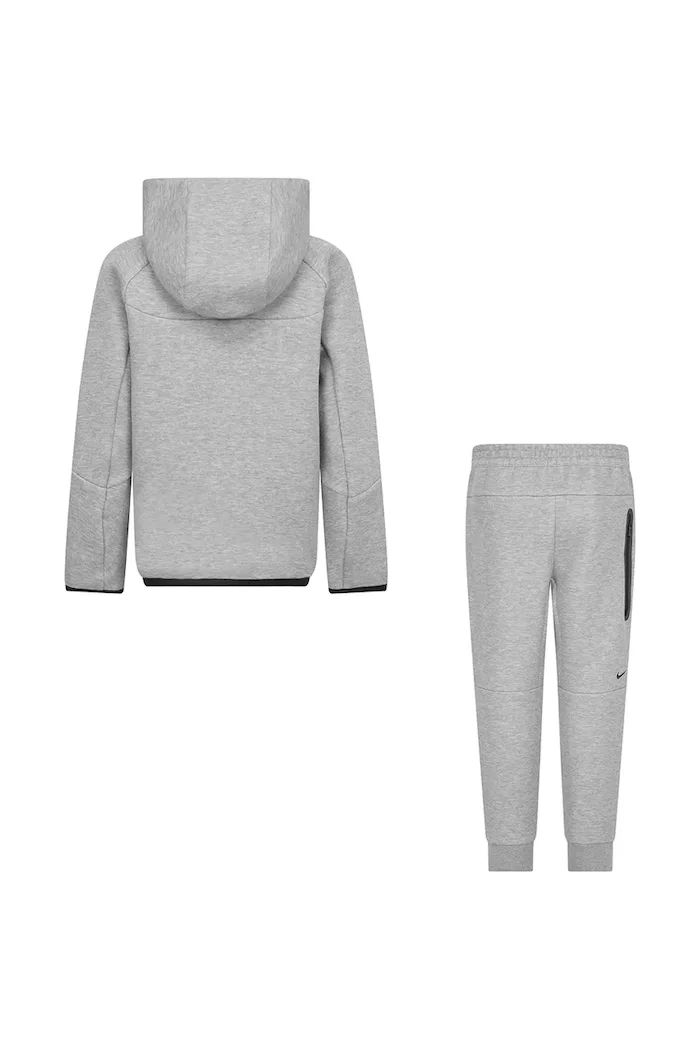 Nike спортен комплект анцуг за деца с памук сив 86M880