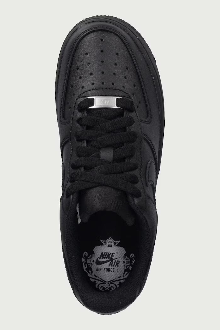 nike sportswear Air Force '07 маратонки дамски от кожа черни DD8959.001