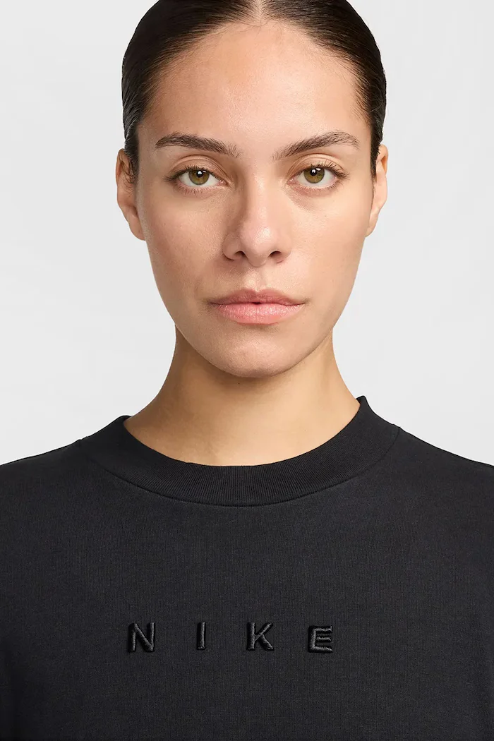 nike sportswear блуза с дълги ръкави дамска от памук Luxe черна IM6441.010