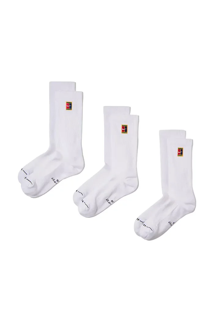 nike sportswear чорапи с памук Everyday Elevated 3-pack бели IH8633.901