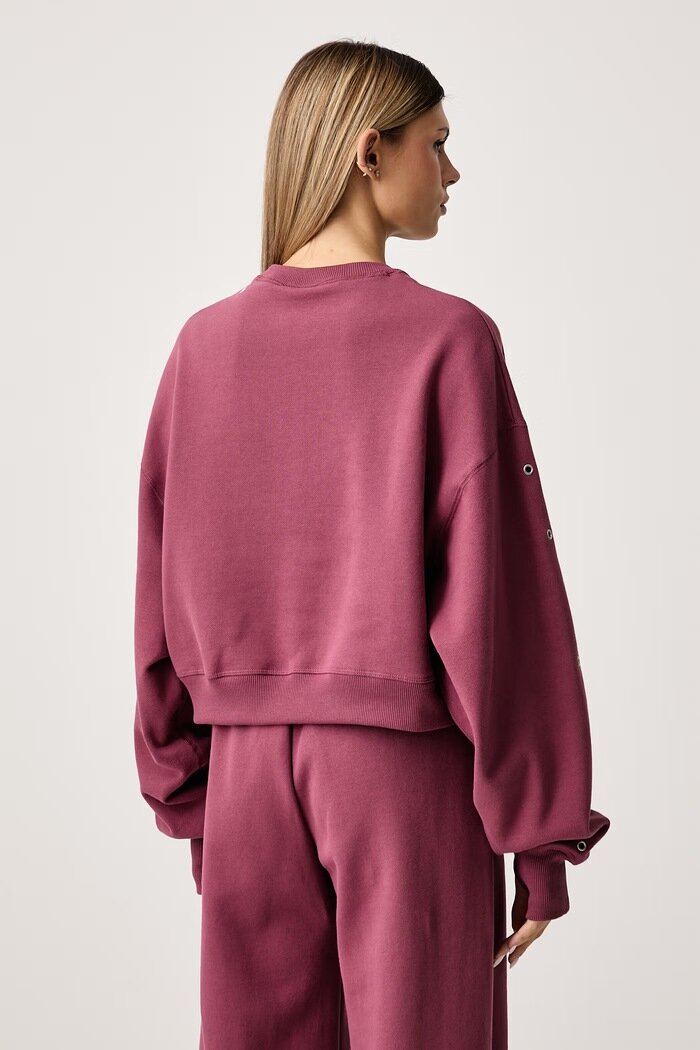 nike sportswear суичър дамски с памук Studio Fleece розов IX7045.654