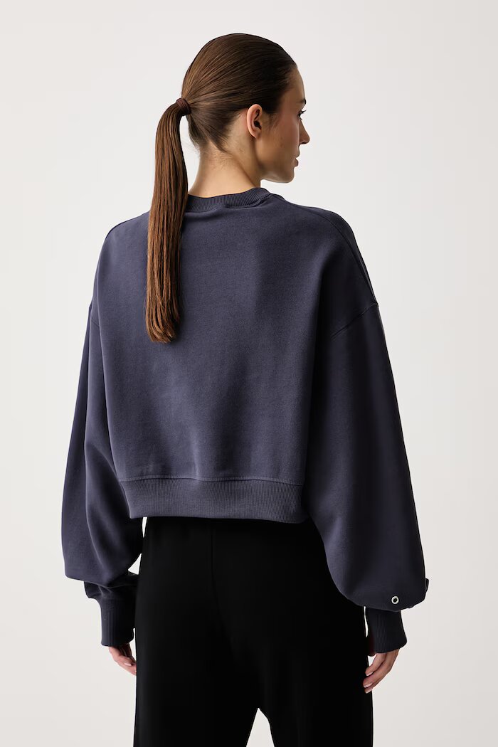 nike sportswear суичър дамски с памук Studio Fleece сив IX7045.013