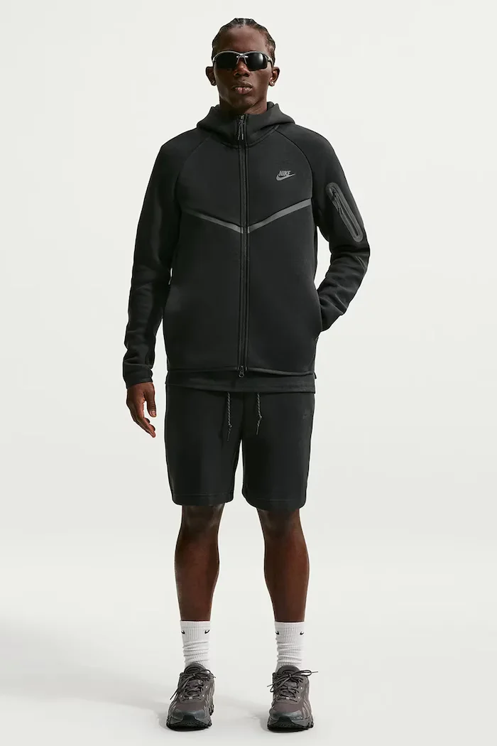 nike sportswear суичър с цип и качулка мъжки Tech Windrunner черен HV0949.010