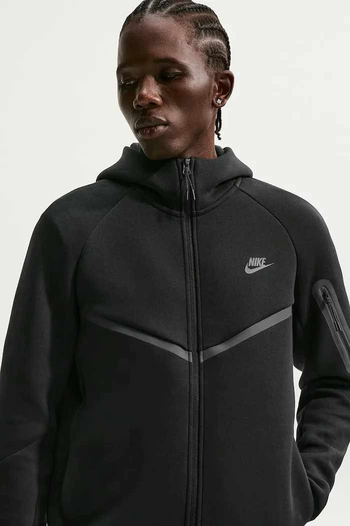 nike sportswear суичър с цип и качулка мъжки Tech Windrunner черен HV0949.010