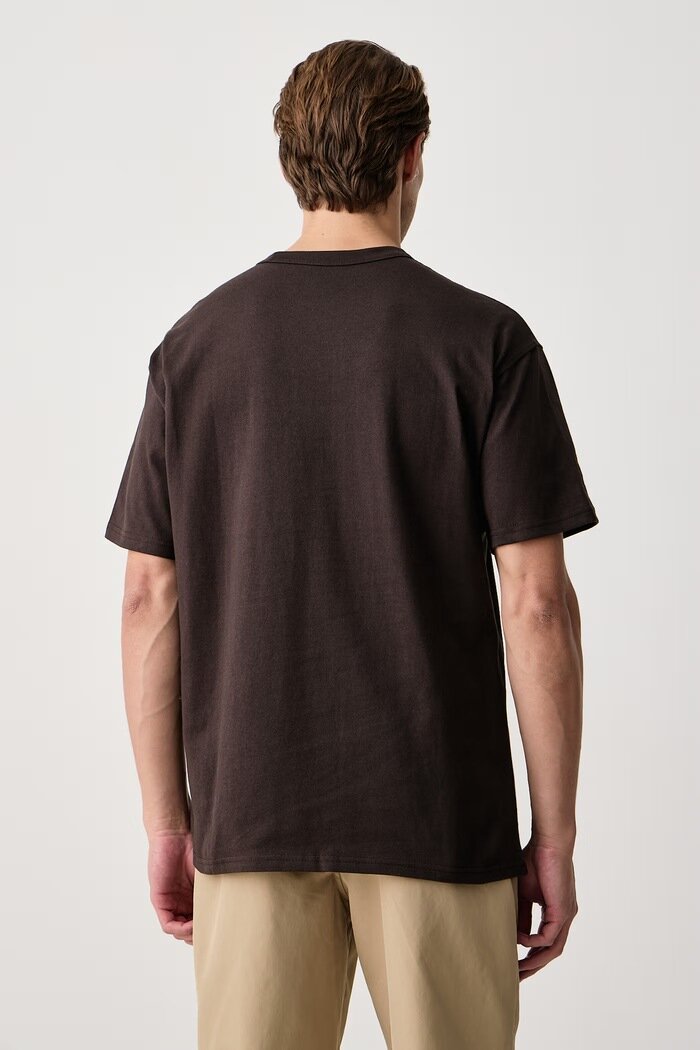 nike sportswear тениска мъжка от памук Premium Essentials кафява IH1121.220
