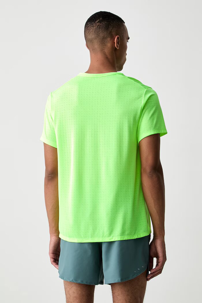 Nike тениска за бягане мъжка Miler Breathe зелена HJ4181.737