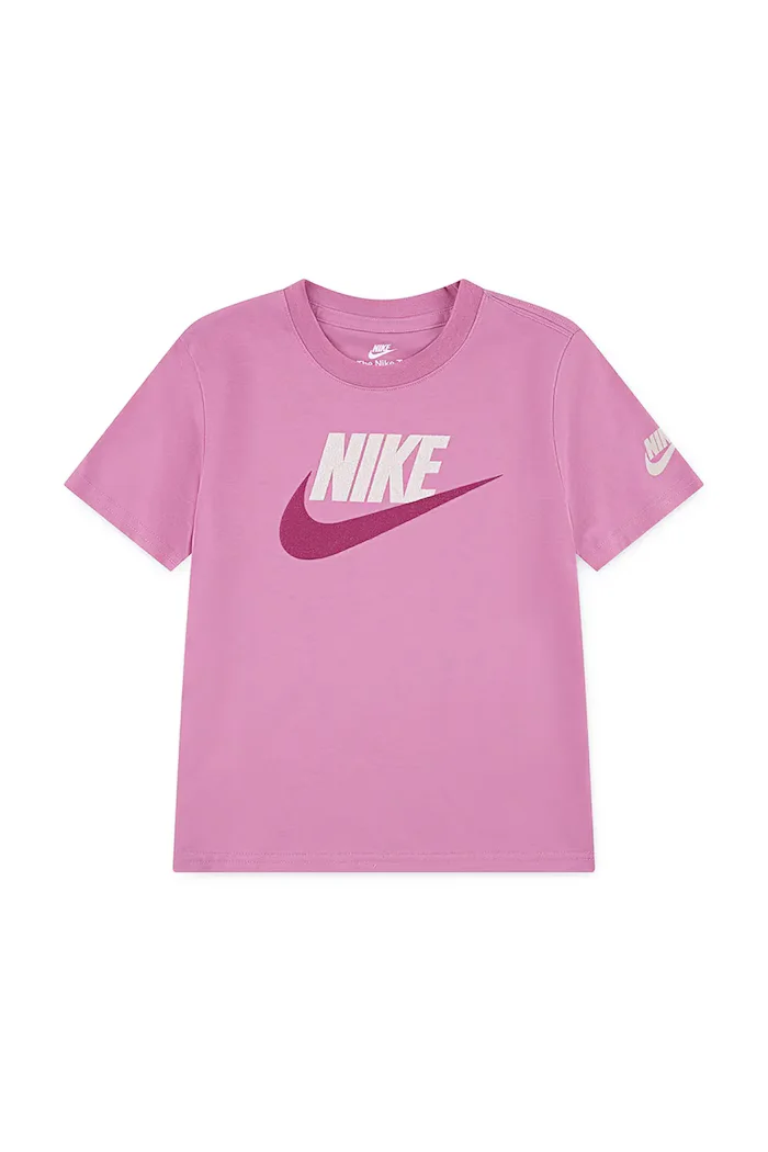 Nike тениска за деца от памук розова 36N166