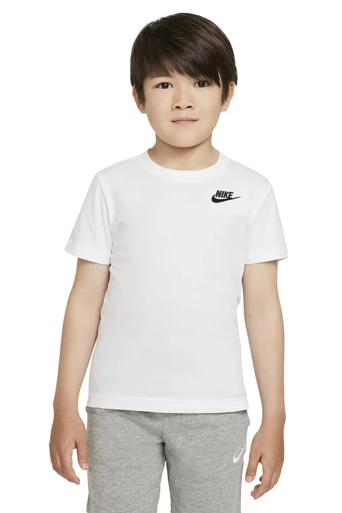 Nike тениска за деца с памук бяла 8UC545