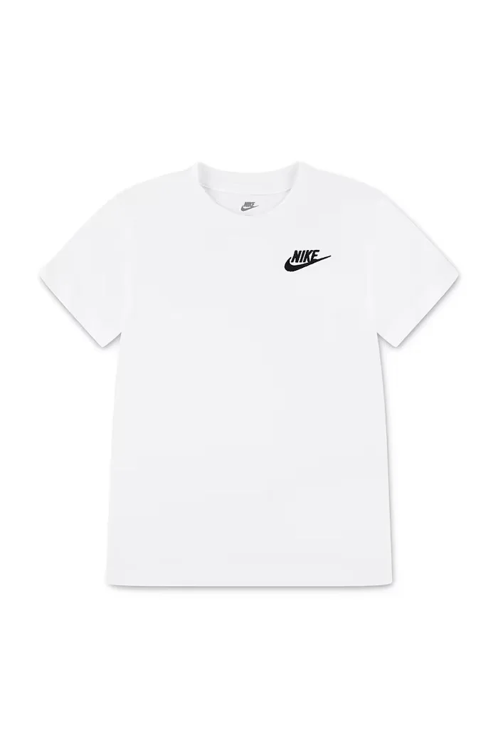 Nike тениска за деца с памук бяла 8UC545