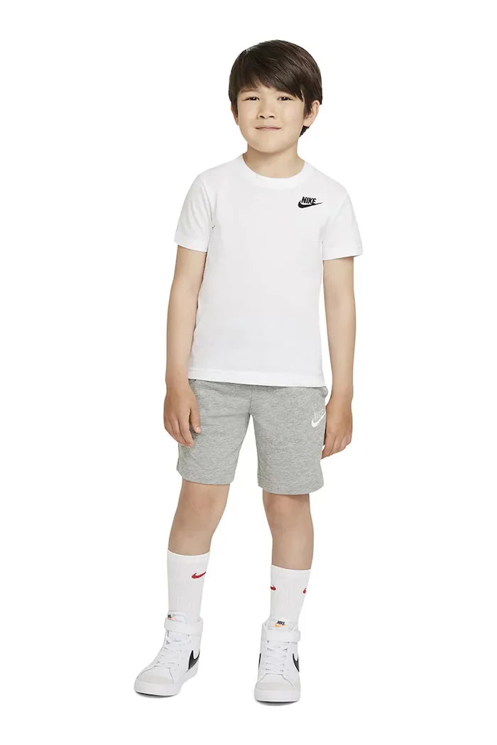 Nike тениска за деца с памук бяла 8UC545