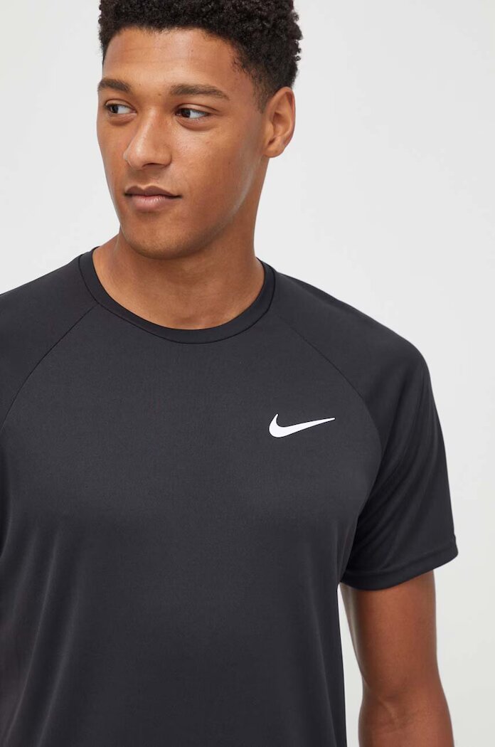 Nike тениска за плуване мъжка черна NESSA586