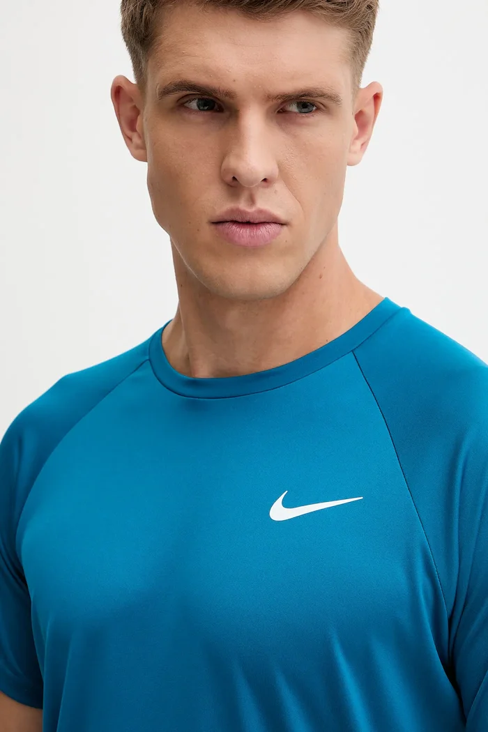 Nike тениска за плуване мъжка тюркоазена NESSA586