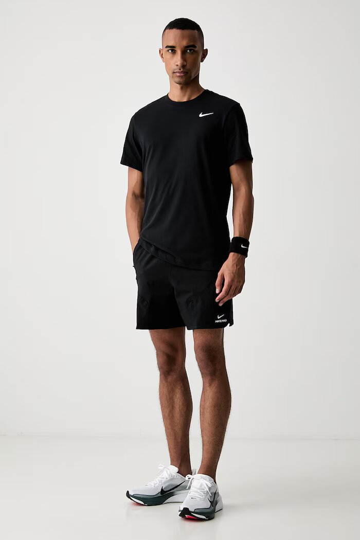 Nike тениска за трениране мъжка черна