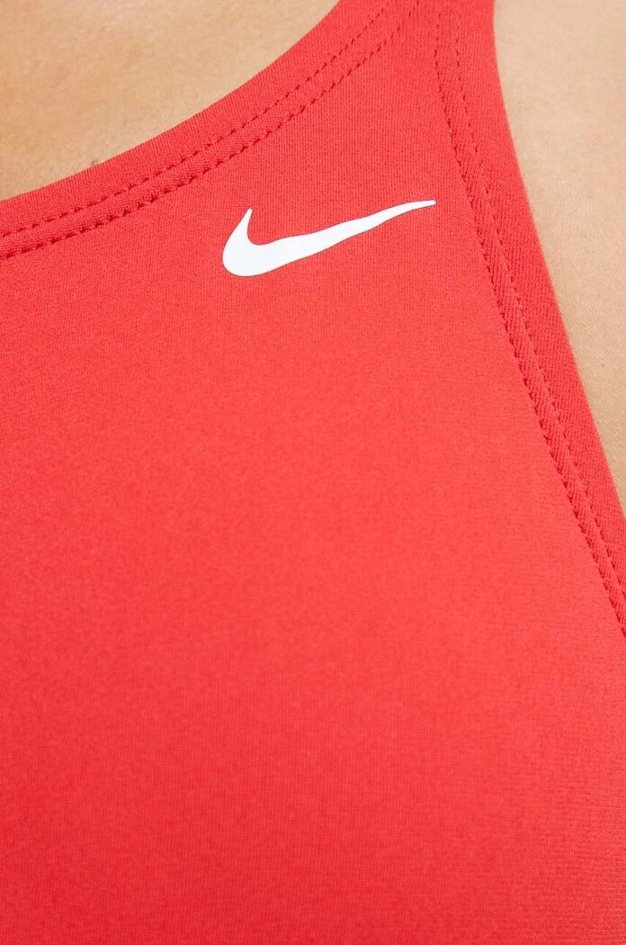 Nike цял бански дамски червен NESSA001