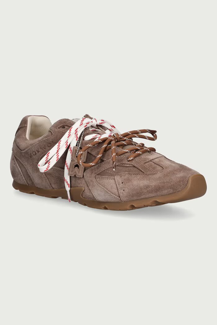 Nokwol Atlas-M Mushroom Suede маратонки мъжки от велур бежови Atlas-M Mushroom Suede
