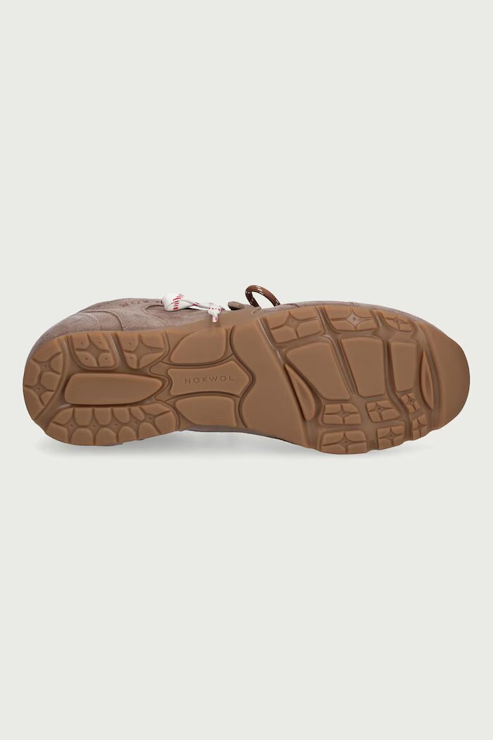 Nokwol Atlas-M Mushroom Suede маратонки мъжки от велур бежови Atlas-M Mushroom Suede
