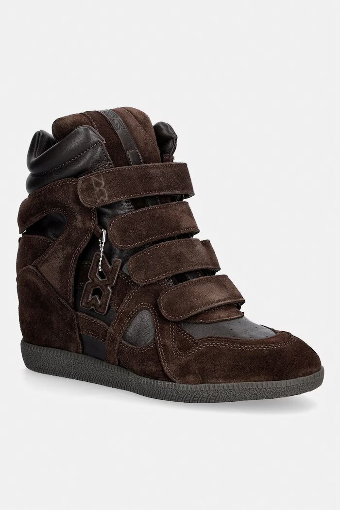 Nokwol EDEN маратонки дамски от кожа кафяви Brown Leather