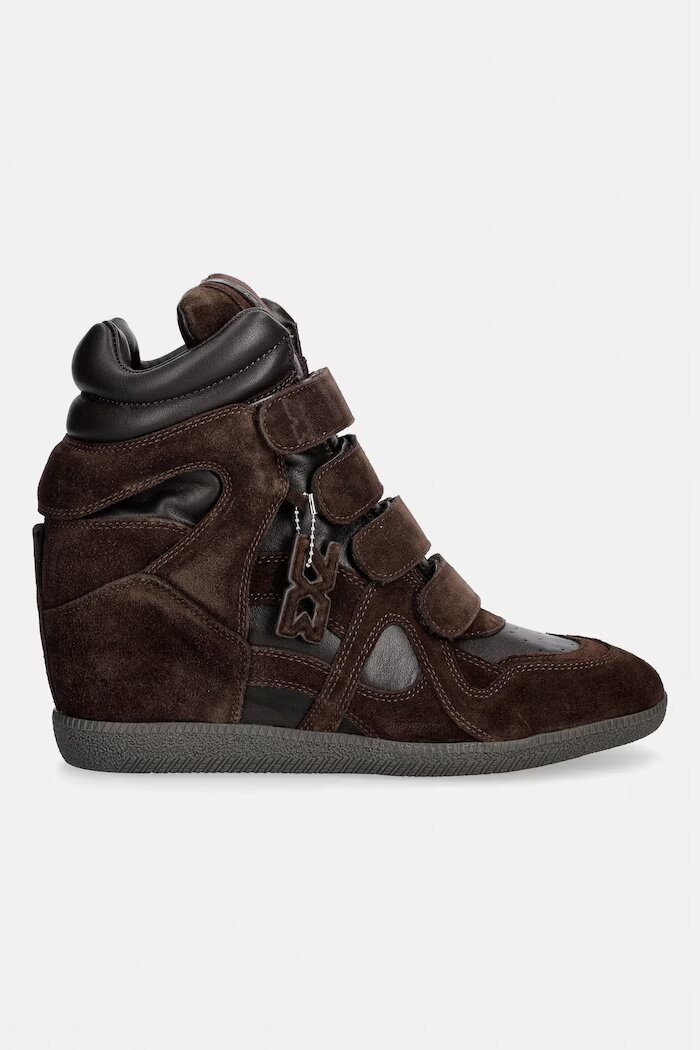 Nokwol EDEN маратонки дамски от кожа кафяви Brown Leather
