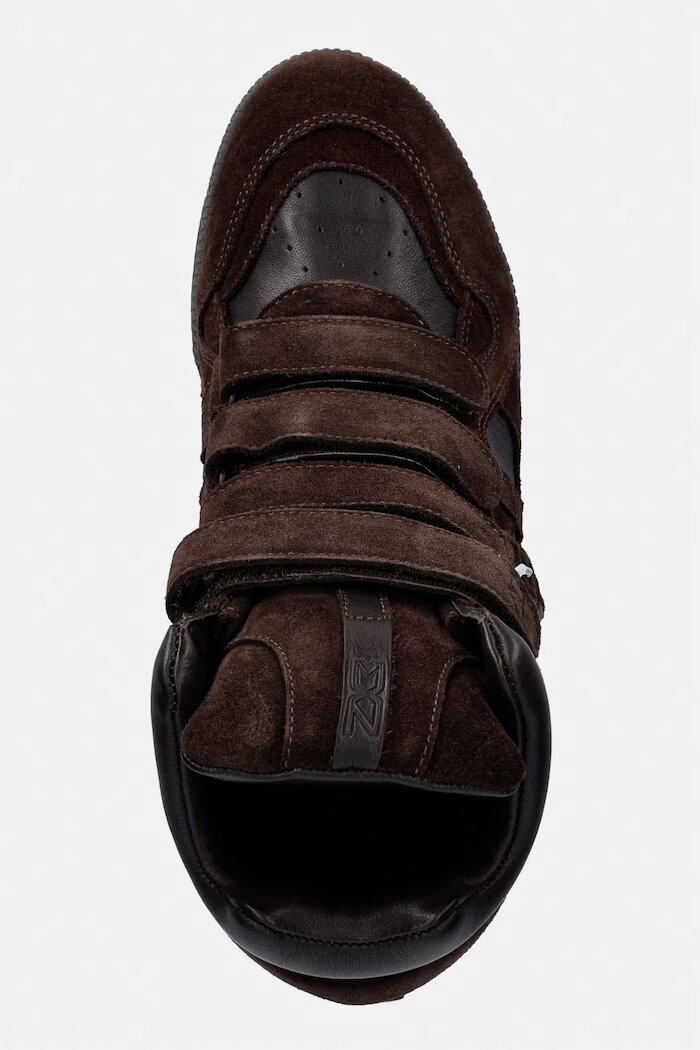 Nokwol EDEN маратонки дамски от кожа кафяви Brown Leather